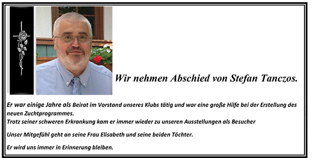 Nachruf Stefan Tanczos